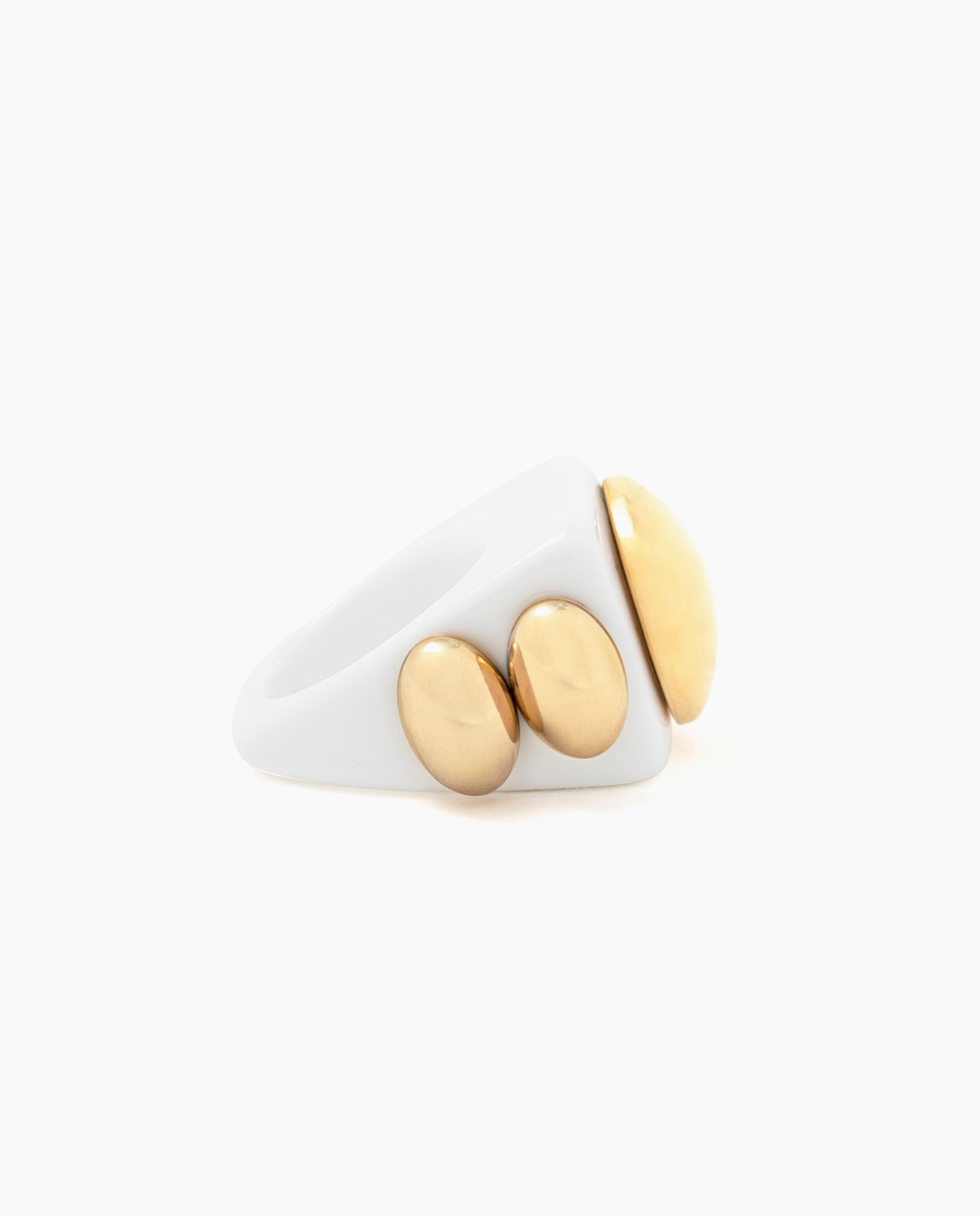 La manso white ring discount